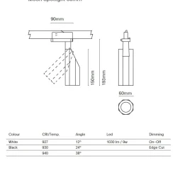 MOON Schienen-Spot 9 Watt