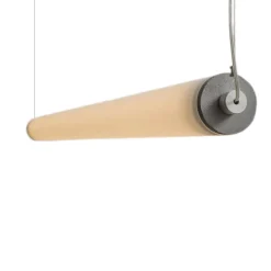 MUDEST Lange LED Hängeleuchte aus Beton