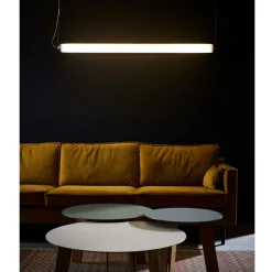 MUDEST Lange LED Hängeleuchte aus Beton