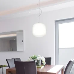 MUREA Hochwertige Glas-Pendelleuchte