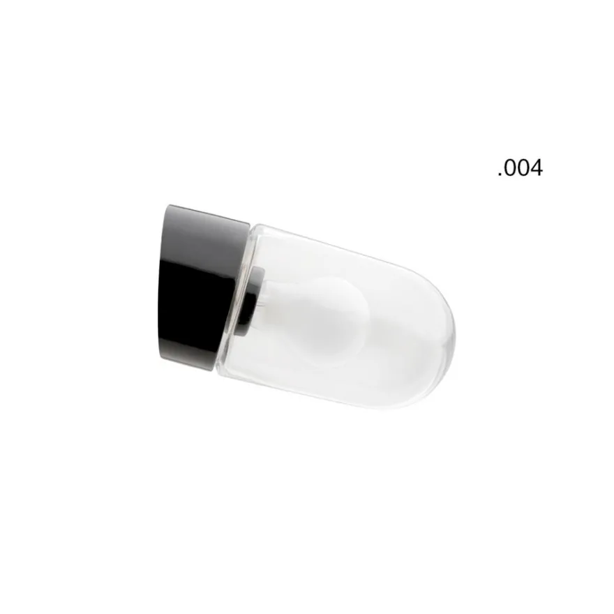 MURI Wandleuchte Porzellan in Schwarz IP54