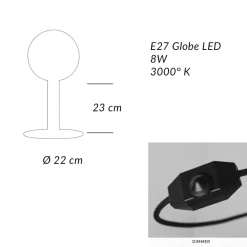 MUTU Farbige Tischlampe