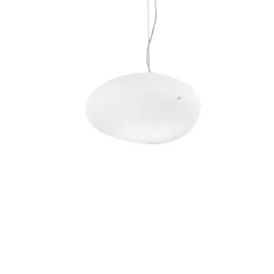NEOCHIC Organische Pendelleuchte mit weißem Glas