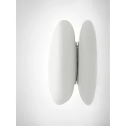 NEOCHIC Organische Wandleuchte mit weißem satiniertem Glas