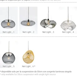 NET Italienische Design Hängeleuchte 50 cm