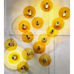 OSIRI Wandleuchte mit farbigen Glas