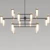 OSMAN Italienische Designleuchte Glas Messing 16-flammig