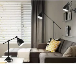 PALDIO Verstellbare Wandleuchte in Schwarz