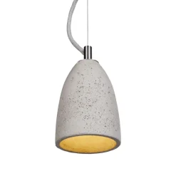 PHOEBE Beton Pendelleuchte Glockenform