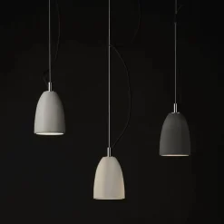 PHOEBE Beton Pendelleuchte Glockenform