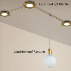 PLATINO Italienisches Designleuchtenkonzept mit modularem Aufbau