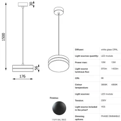 POLL Kleine LED Hängeleuchte