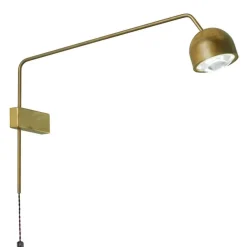 PRAX Ausleger Wandleuchte in Messing
