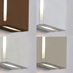 QUADRETTO drehbare LED-Wandleuchte
