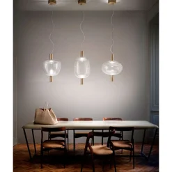 RIFLESSO Farbige Glas-Pendelleuchte