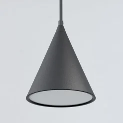 RIM Pendellampe aus Metall in Schwarz