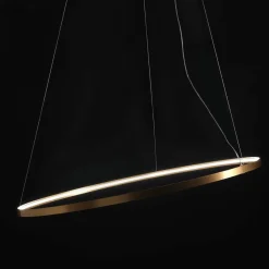 RINGS Ring LED Design Hängeleuchte Messing