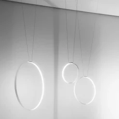 RINGS Ring LED Design Hängeleuchte - vertikal
