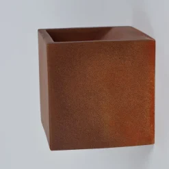 RUDI Quadratische LED Wandleuchte aus Keramik