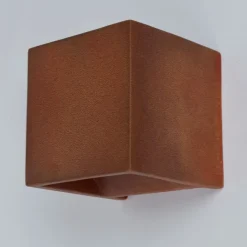 RUDI Quadratische LED Wandleuchte aus Keramik