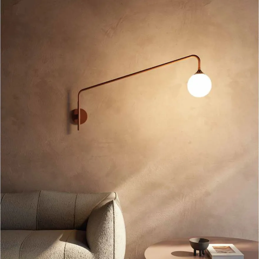 SAN BABILA Wandlampe mit langem Ausleger