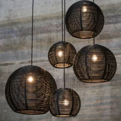 SANGHA Leuchte aus Rattan