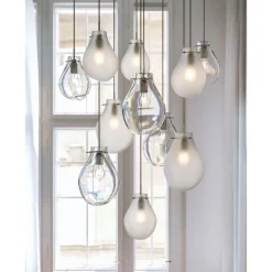 SOAP PLAIN Glas-Pendelleuchte