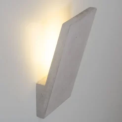 SORA LED Wandleuchte aus Beton