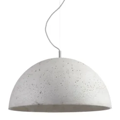 SPHERAS Beton Hängeleuchte in Halbkugelform