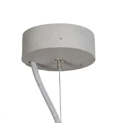 SPHERAS Beton Hängeleuchte in Halbkugelform
