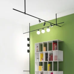 SUSPENDED SYSTEM Modulares Leuchtensystem mit vier verschiedenen Lichtquellen