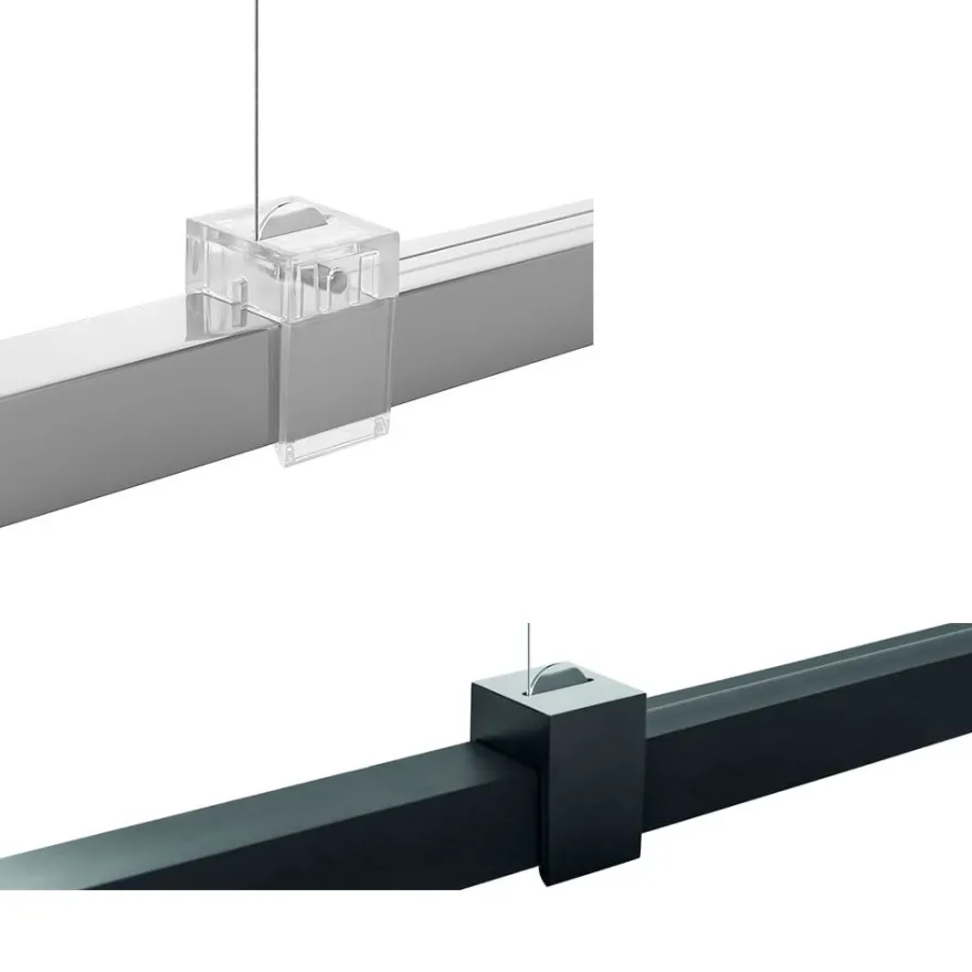 SYBILLA Lange schmale LED Linien-Pendelleuchte höhenverstellbar