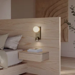 TEEA Wandleuchte für das Schlafzimmer