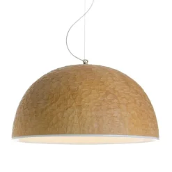 TICK Skulpturale Pendelleuchte aus Holz
