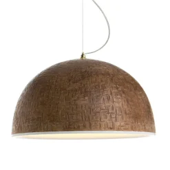 TICK Skulpturale Pendelleuchte aus Holz