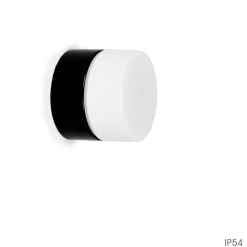 TIEGEL Kleine Wandleuchte aus Porzellan IP54