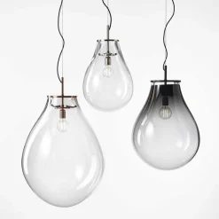 TIM Exklusive Glas-Pendelleuchte
