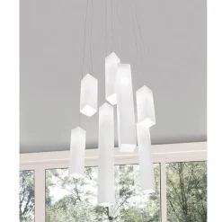 TUBES Pendelleuchte mit länglichem Glas