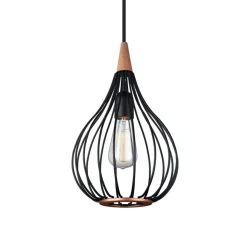 VAND Pendelleuchte mit Drahtkorb im Industrial Style