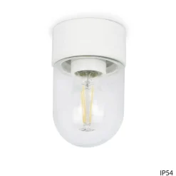 VASCO Robuste Feuchtraum- oder Aussenlampe mit Klarglas