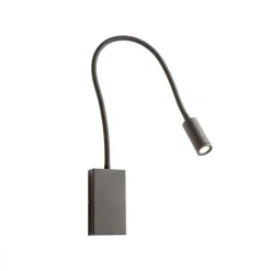 WALLY Moderne LED Wandleuchte mit USB-Ladestecker