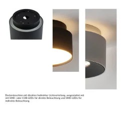XROOM Deckenspot mit Up-Light