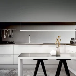 YONNO Lange minimalistische LED Hängeleuchte